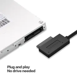 USB 2.0 - 3.0 na mini Sata II 7+6 13Pin - przejściówka - kabel - do laptopa CD/DVD ROM Slimline DriveKable
