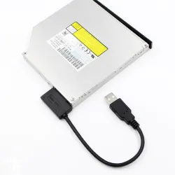 USB 2.0 - 3.0 na mini Sata II 7+6 13Pin - przejściówka - kabel - do laptopa CD/DVD ROM Slimline DriveKable