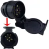 DiagnósticoConector de remolque de 13 a 7 pines - enchufe - adaptador - estanco - 12V