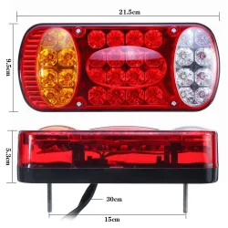 Rear stop tail indicator - reverse light - 12V - 32 LED - 2 piecesLights & lighting