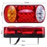 Bakre stoppindikator - ryggelys - 12V - 32 LED - 2 stk.