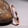 Minimalist women's ring - cubic zirconiaRings