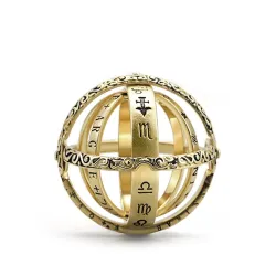 Vintage astronomisk ball - roterende ring