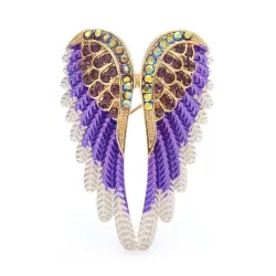 Crystal angel wings broochBrooches