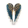 Krystal englevinger broche