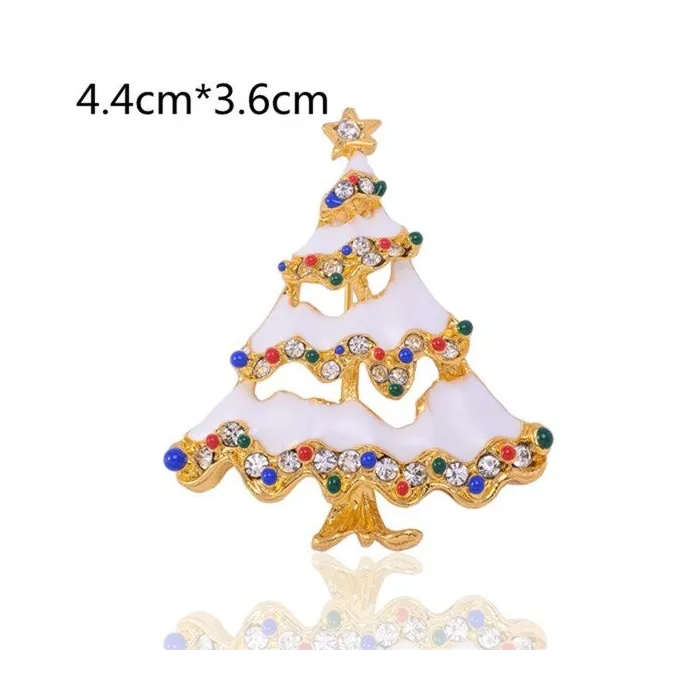 Färgglada julbroscher - julgran - snöflinga