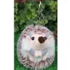 llaveroLlavero erizo - pompón de peluche