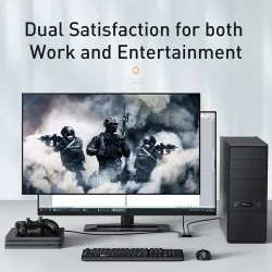 DivisorBaseus - conmutador 4K HD - adaptador bidireccional - divisor - convertidor - para PS4 TV Box PC
