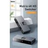 Baseus - 4K HD switcher - toveis adapter - splitter - omformer - for PS4 TV Box PC