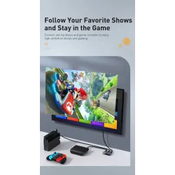 Baseus - 4K HD switcher - bidirectional adapter - splitter - converter - for PS4 TV Box PCSplitters