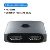 4K HDMI splitter - 60Hz - 1x2/2x1 adapter - 2 i 1 omformer