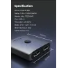 4K HDMI splitter - 60Hz - 1x2/2x1 adapter - 2 i 1 omformer