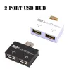 USB 2.0 til 2 port lader - HUB adapter