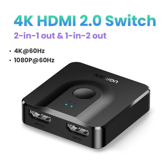 UGREEN - Switch splitter HDMI 2.1 - Switcher 2 in 1 - 4K - 8K