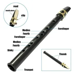 Mini saksofon - key-C - med oppbevaringspose