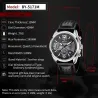 BENYAR - montre de sport à quartz - étanche - bracelet cuir