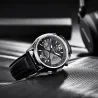 BENYAR - sport quartz horloge - waterdicht - leren bandHorloges