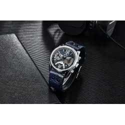 BENYAR - relógio Quartz esportivo - à prova d'água - pulseira de couro