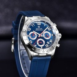 BENYAR - stainless steel watch - Quartz - chronograph - 30M waterproof - rubber strapWatches