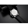 BENYAR - zegarek ze stali nierdzewnej - kwarcowy - chronograf - wodoodporny 30M - gumowy pasekZegarki