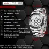 BENYAR - montre de sport en acier inoxydable - chronographe - Quartz - étanche