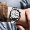 BENYAR - montre de sport en acier inoxydable - chronographe - Quartz - étanche
