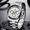 BENYAR - montre de sport en acier inoxydable - chronographe - Quartz - étanche