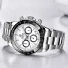 BENYAR - montre de sport en acier inoxydable - chronographe - Quartz - étanche