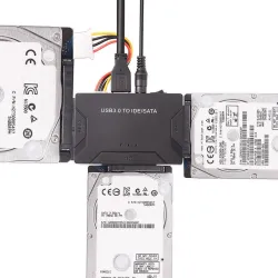 SATA-USB IDE-sovitin - USB 3 - Sata 3 -kaapeli 2.5/3.5 kiintolevyasemalle - sovitinkaapeli