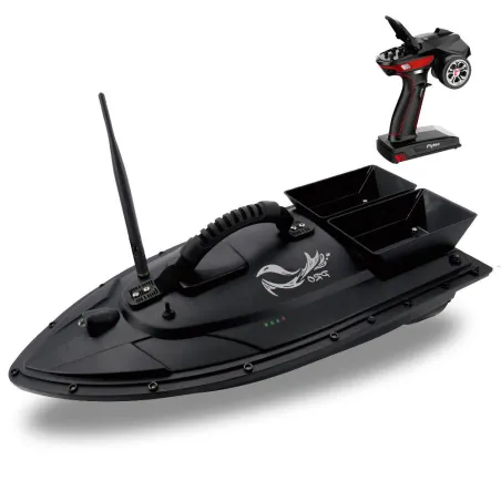 Flytec V500 - RC-båd - fiskefoder - 500m - dobbeltmotor - 5,4 km/t - 54 cm