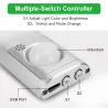LED stribelys - USB natlys - bevægelsessensor - magnetstribe
