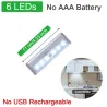 LED stripelys - USB nattlys - bevegelsessensor - magnetstripe