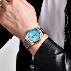 BENYAR - montre de sport automatique - acier inoxydable - étanche