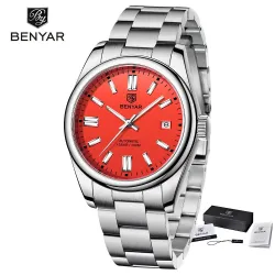 RelojesBENYAR - reloj deportivo automático - acero inoxidable - resistente al agua