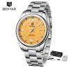 BENYAR - montre de sport automatique - acier inoxydable - étanche