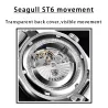 BENYAR - montre de sport automatique - acier inoxydable - étanche