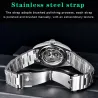 BENYAR - montre de sport automatique - acier inoxydable - étanche