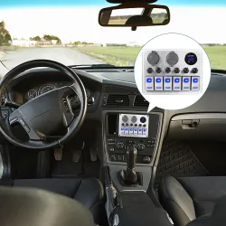 Vandtæt metalvippe - vippekontaktpanel - afbryder - USB - 4/6 gang