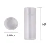 Plastprovflaskor - mini klara piller / kapselbehållare - med lock - 5 ml - 50 stycken