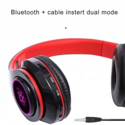 B39 - LED - Cuffie wireless Bluetooth - Cuffie con microfono