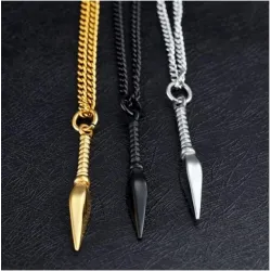 Ciondolo lancia Gesù - con collana