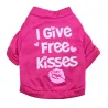 "I give free kisses" - T-Shirt für Hunde / Katzen