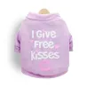 "I give free kisses" - t-shirt para cães/gatos