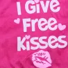 "I give free kisses" - t-shirt para cães/gatos