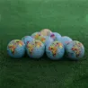 Golfboll - tryckt världskarta