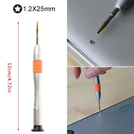 1,2 mm P5 Pentalobe - 5-punkts skruetrækker - åbnings-/reparationsværktøj - til MacBook Air Pro