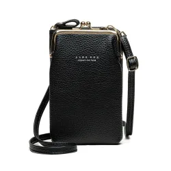BolsasBandolera pequeña - billetera / porta celular - con cremallera