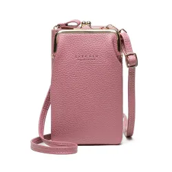 Borsa a tracolla piccola - portafoglio / porta telefono - con cerniera