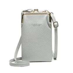 Borsa a tracolla piccola - portafoglio / porta telefono - con cerniera