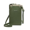 Liten crossbody-veske - lommebok / telefonholder - med glidelås